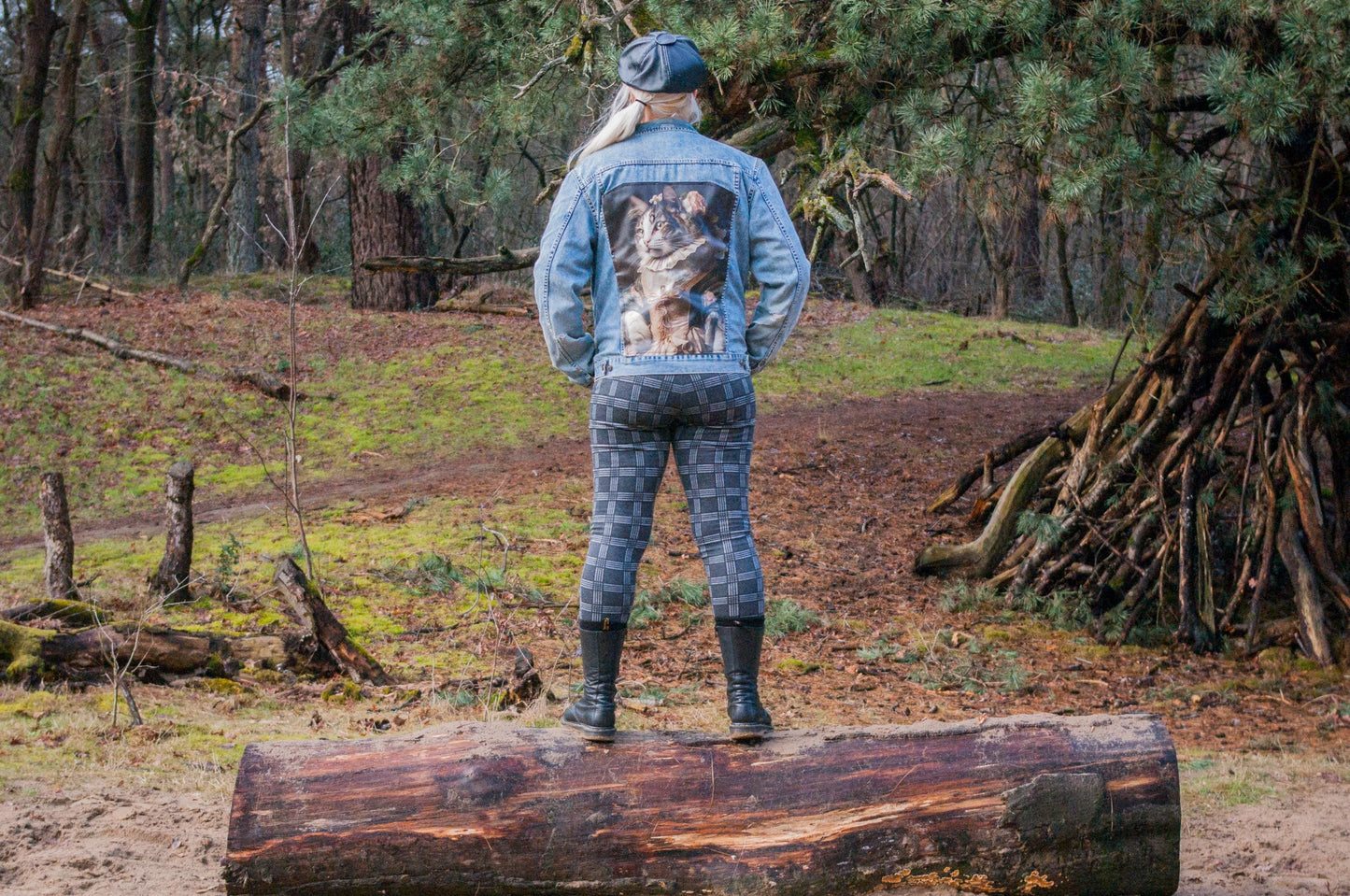 Denim Jacket with Image