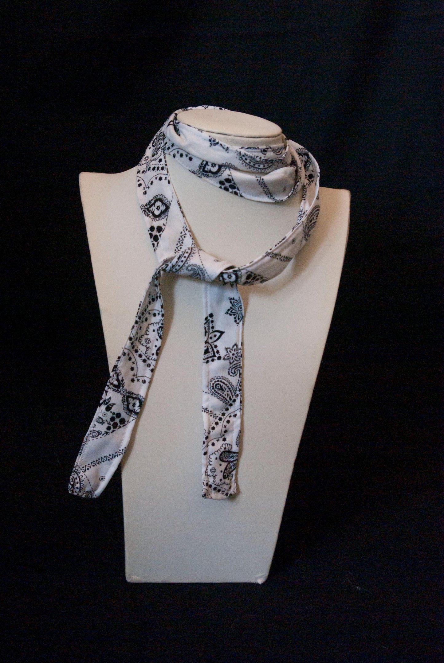 White cotton bandanna