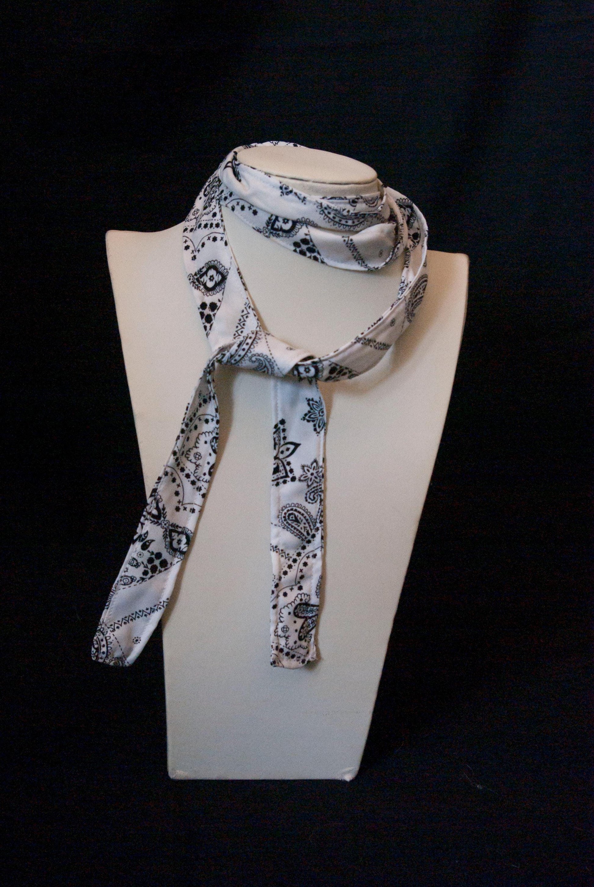 White cotton bandanna