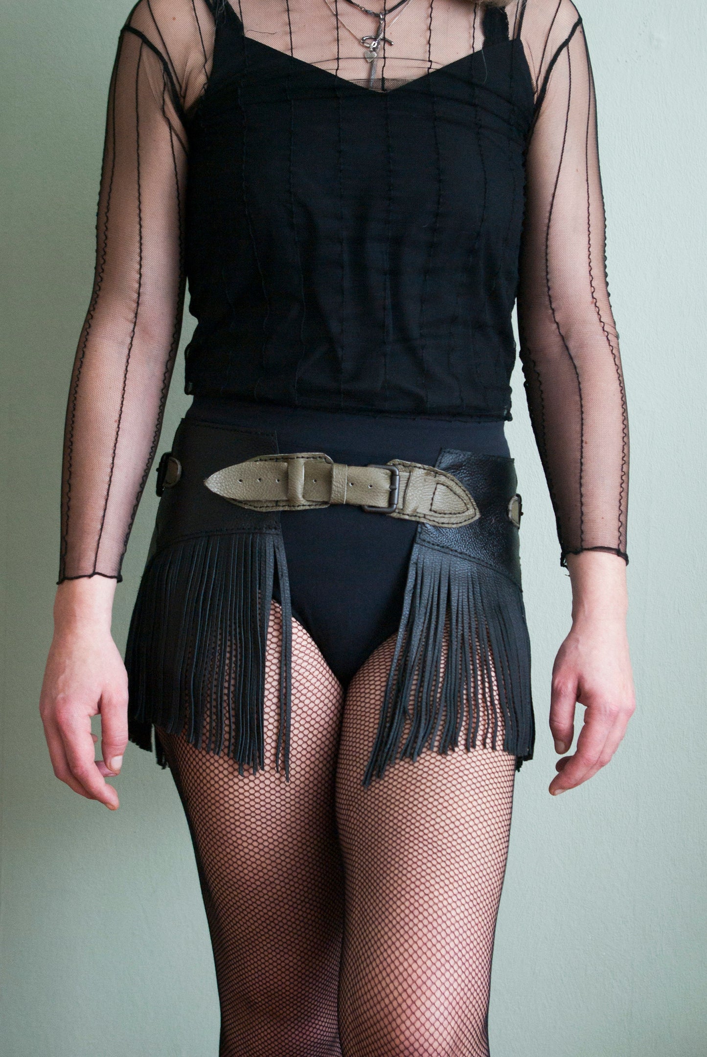 Fringe Skirt Belt 