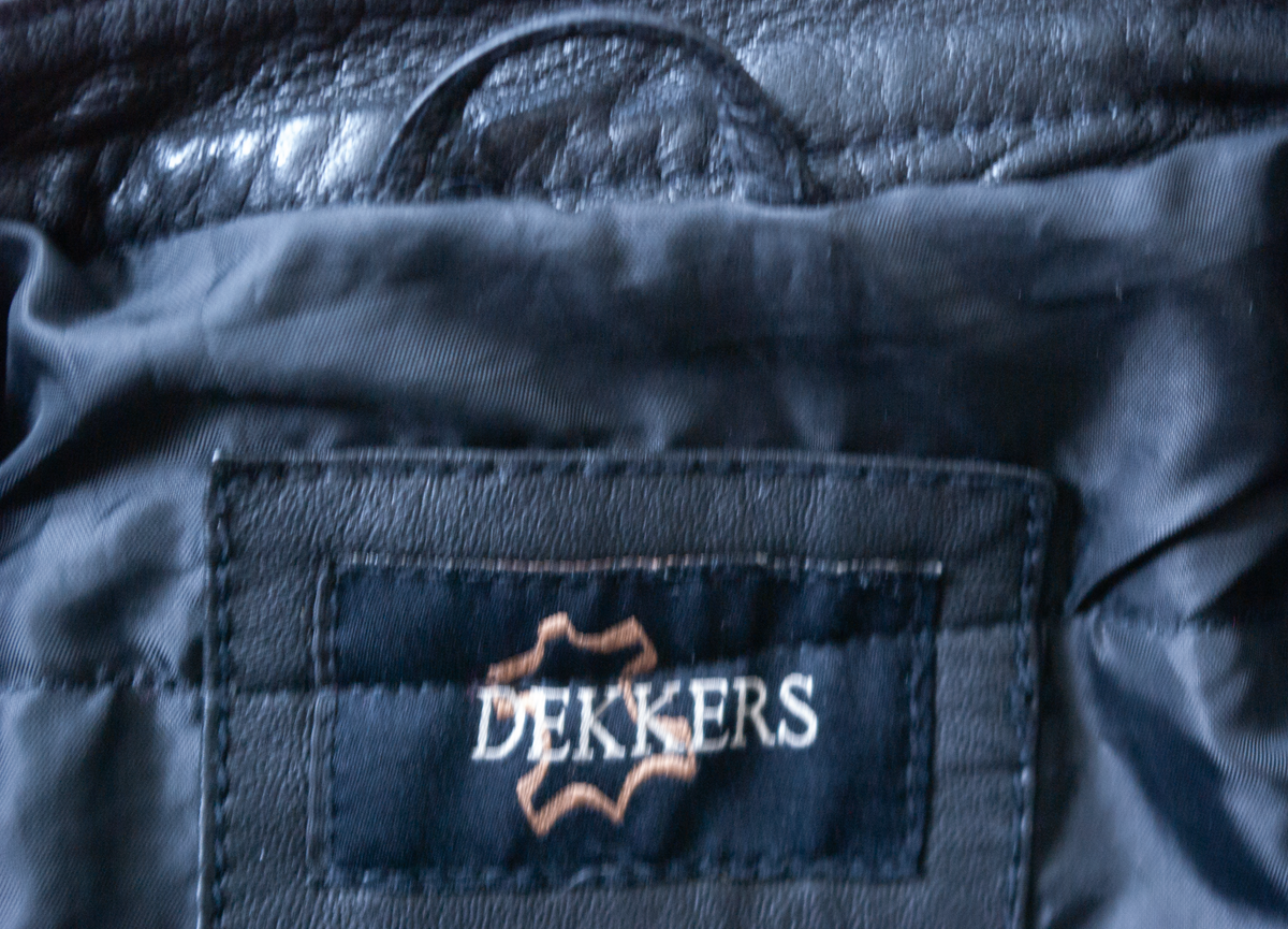 Leather Jacket with Cyber Punk