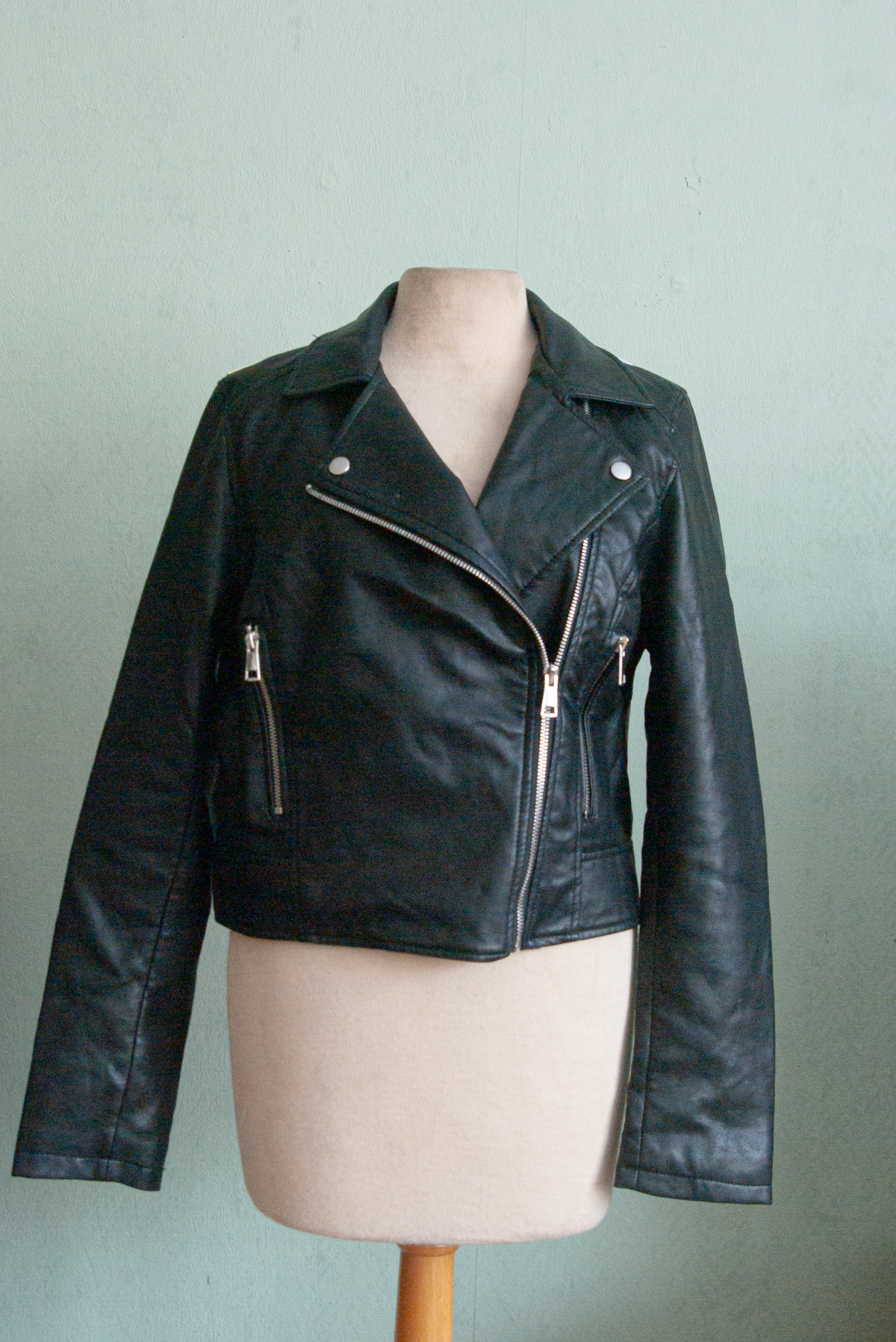 Vegan Leather jacket with Unicorn