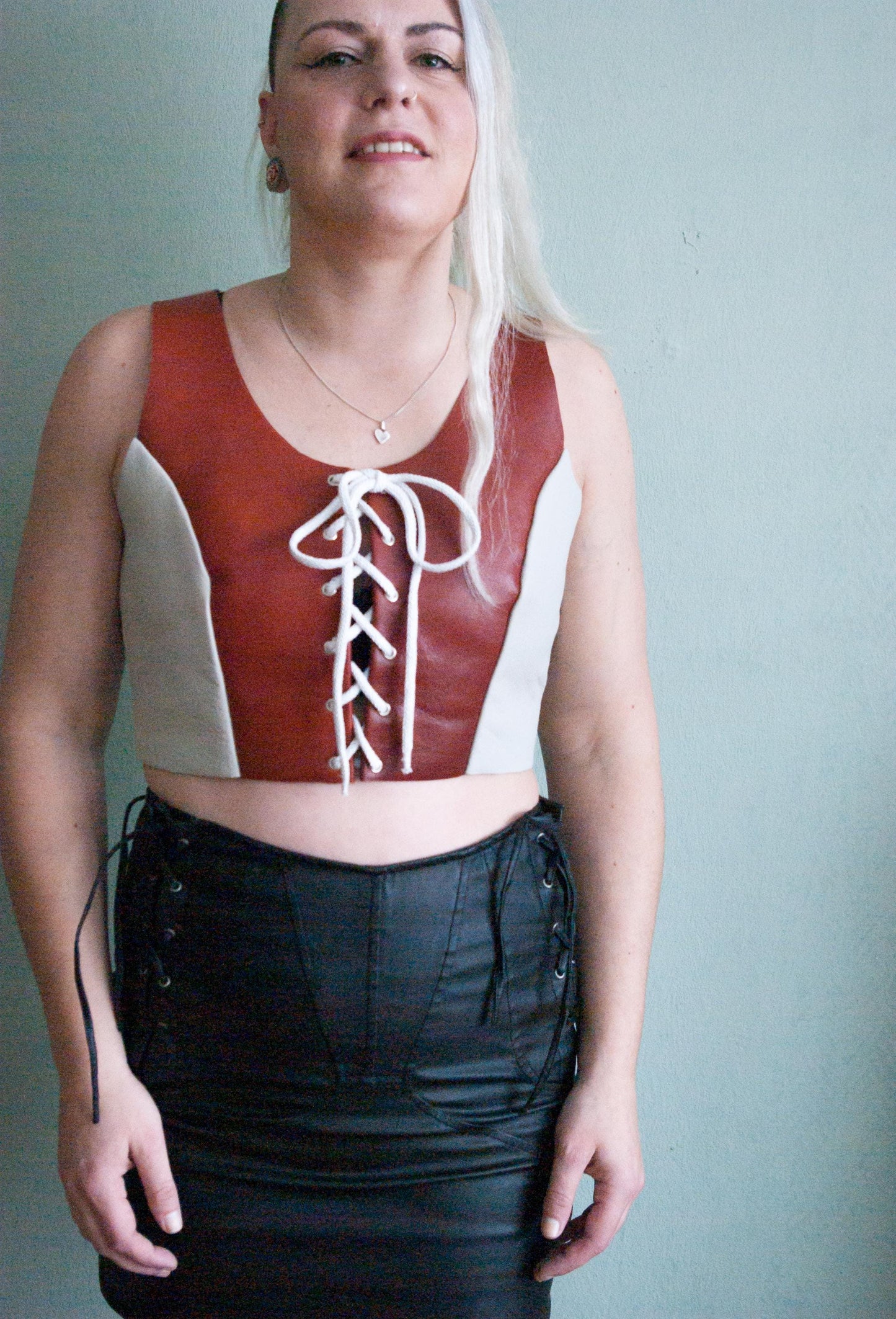 Lace Up Corset Top