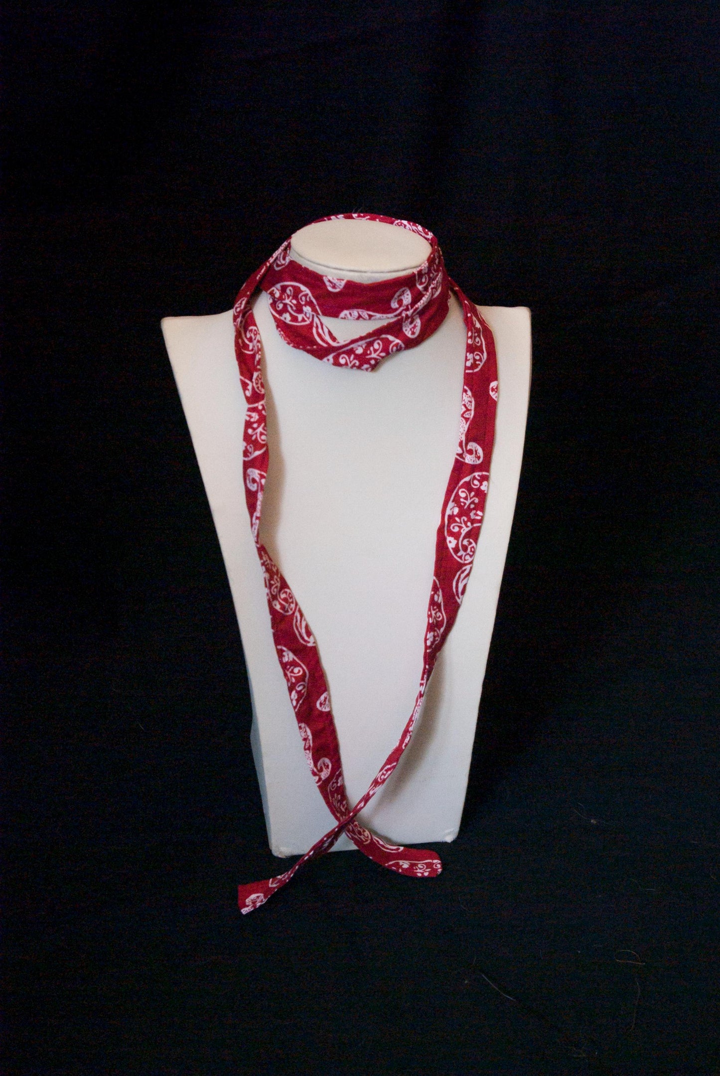 Red cotton bandanna