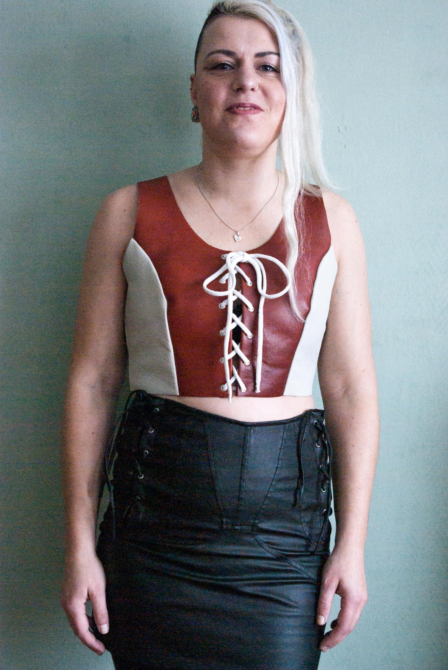 Lace Up Corset Top